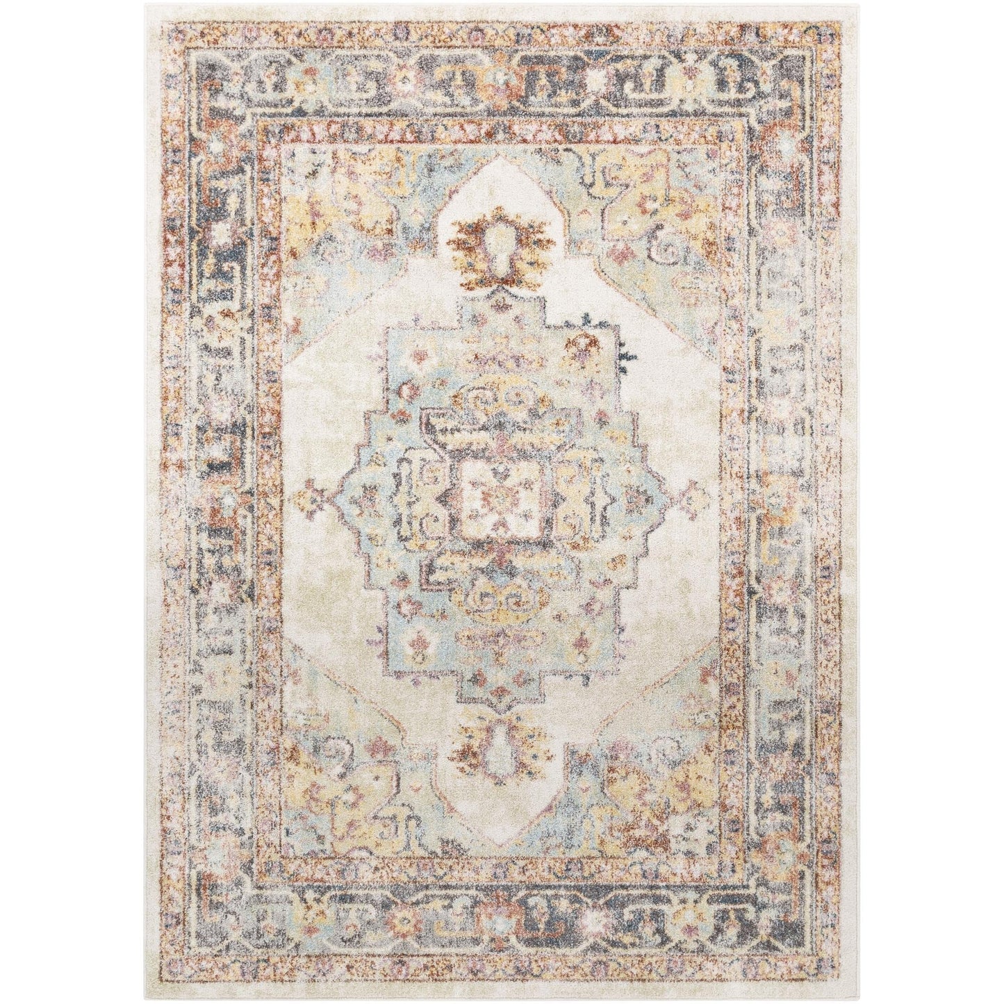 Livabliss New Mexico Updated Traditional Medallion Area Rug