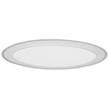 Service de table en porcelaine Lorren Home Trends, 57 pièces, avec accents argentés