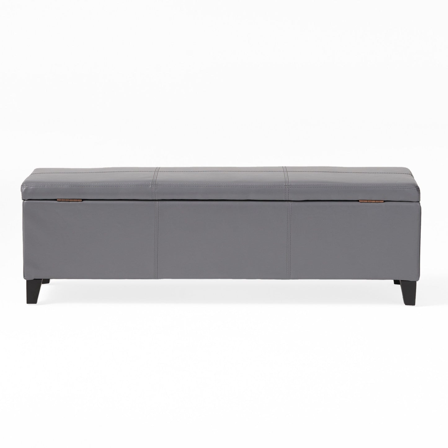 Banc de rangement Lucinda en simili cuir de Christopher Knight Home - 130,5 cm L x 44,5 cm l x 41,3 cm H