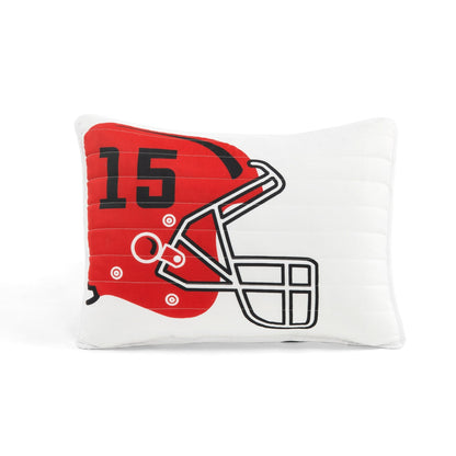 Lush Decor Drap de couette réversible pour enfant surdimensionné à motif de football américain