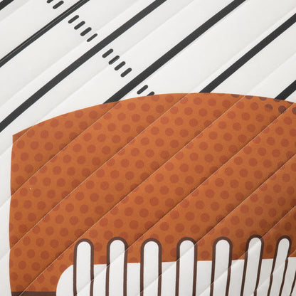 Lush Decor Drap de couette réversible pour enfant surdimensionné à motif de football américain