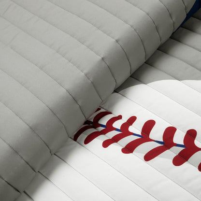 Lush Decor Baseball Game Reversible Oversized Kids Quilt