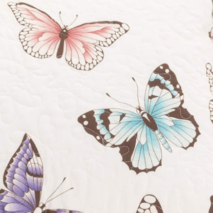 Lush Decor Flutter Butterfly 3-piece Quilt Set