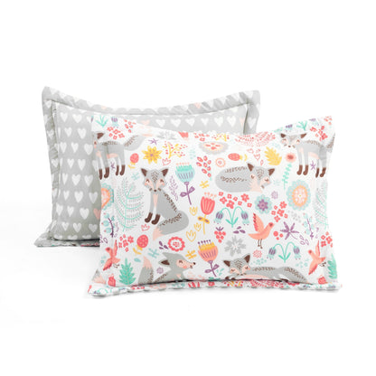 Drap-housse Lush Decor Pixie Fox avec édredon pour enfants "Retour à l'école"