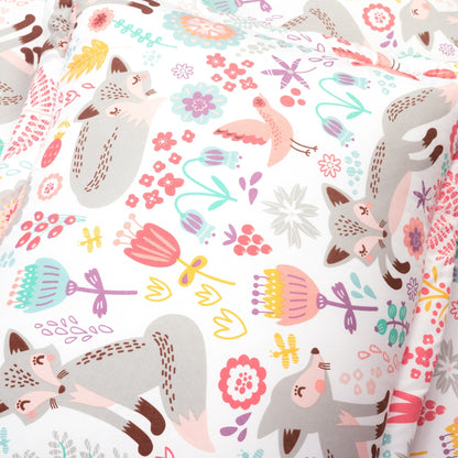 Drap-housse Lush Decor Pixie Fox avec édredon pour enfants "Retour à l'école"
