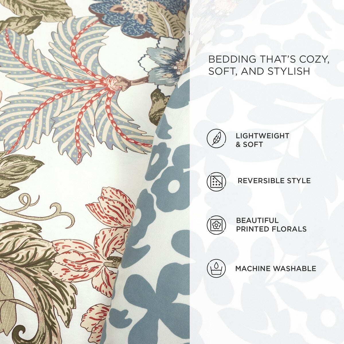 Ensemble de couette réversible Lush Decor Sydney, 3 pièces