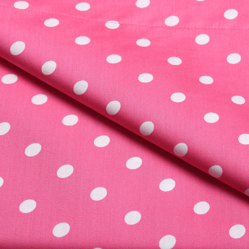 Superior Thread Count 600TC Polka Dot Cotton Blend Duvet Cover Set