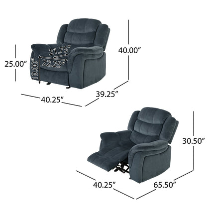Fauteuil inclinable surdimensionné de luxe pour une relaxation ultime.