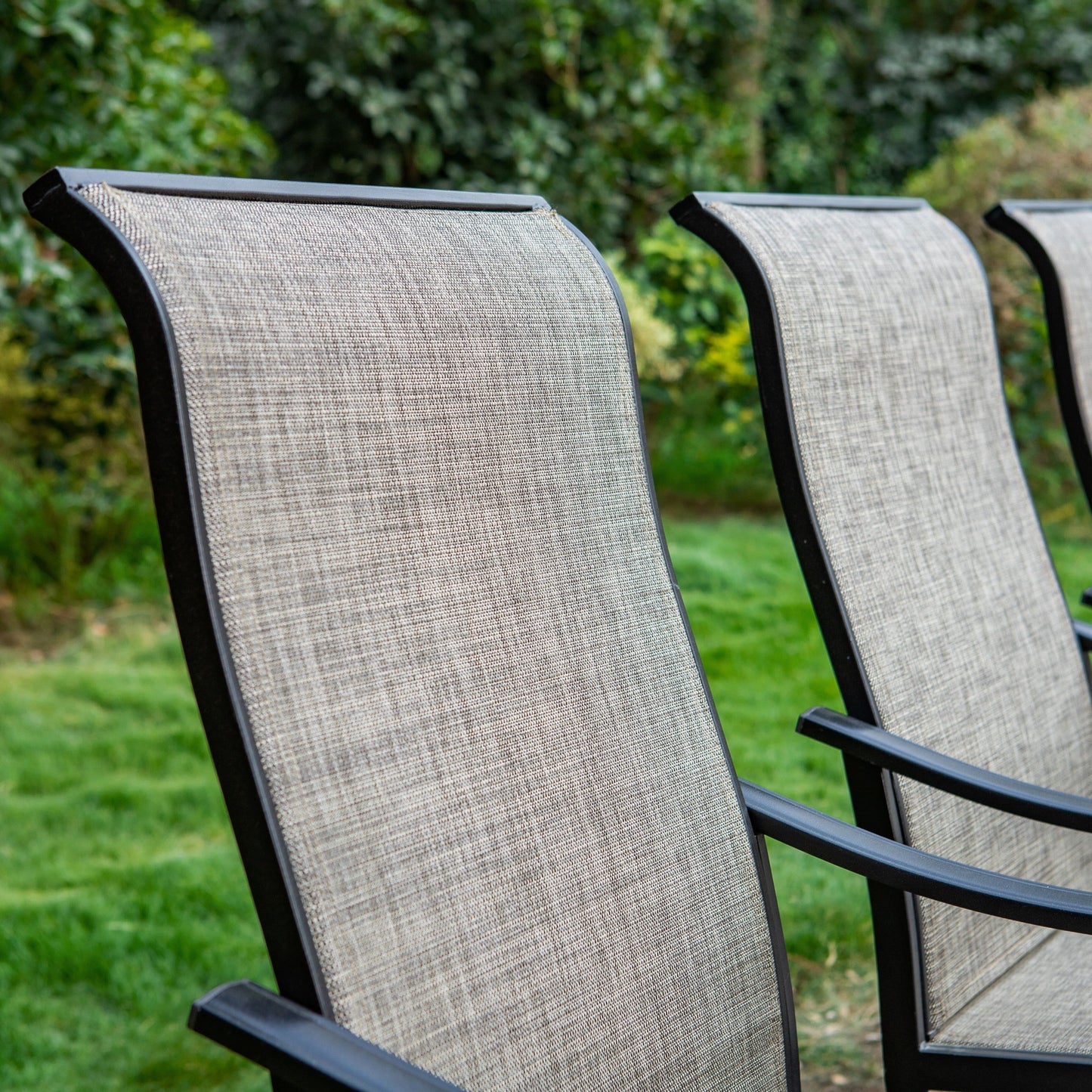 Ensemble de repas de jardin MAISON ARTS 8 pièces avec parasol de jardin de 13 pieds