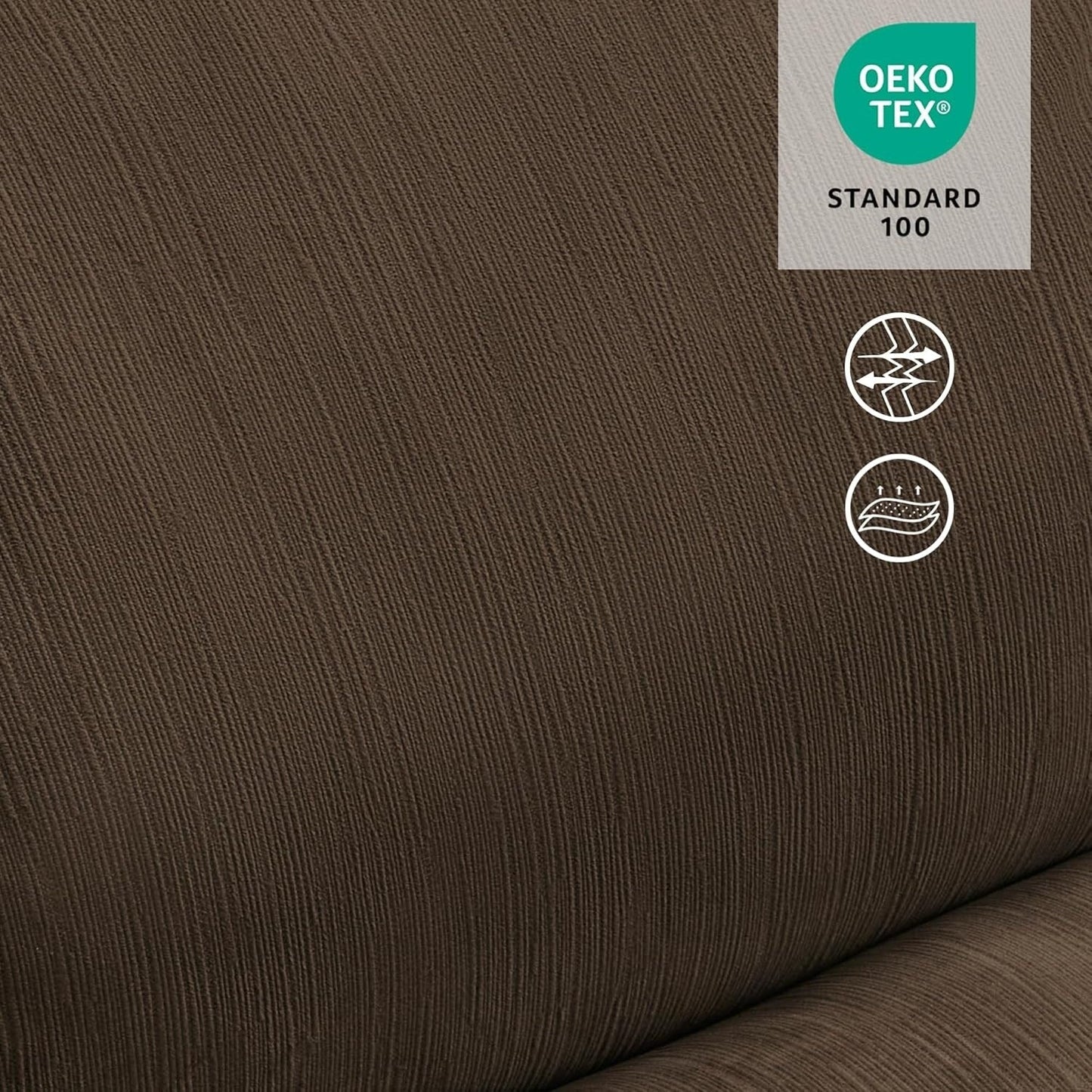 Fauteuil inclinable électrique à double moteur sans accoudoirs MCombo, modèle PR607, avec fonction basculante, idéal pour le salon, en tissu.