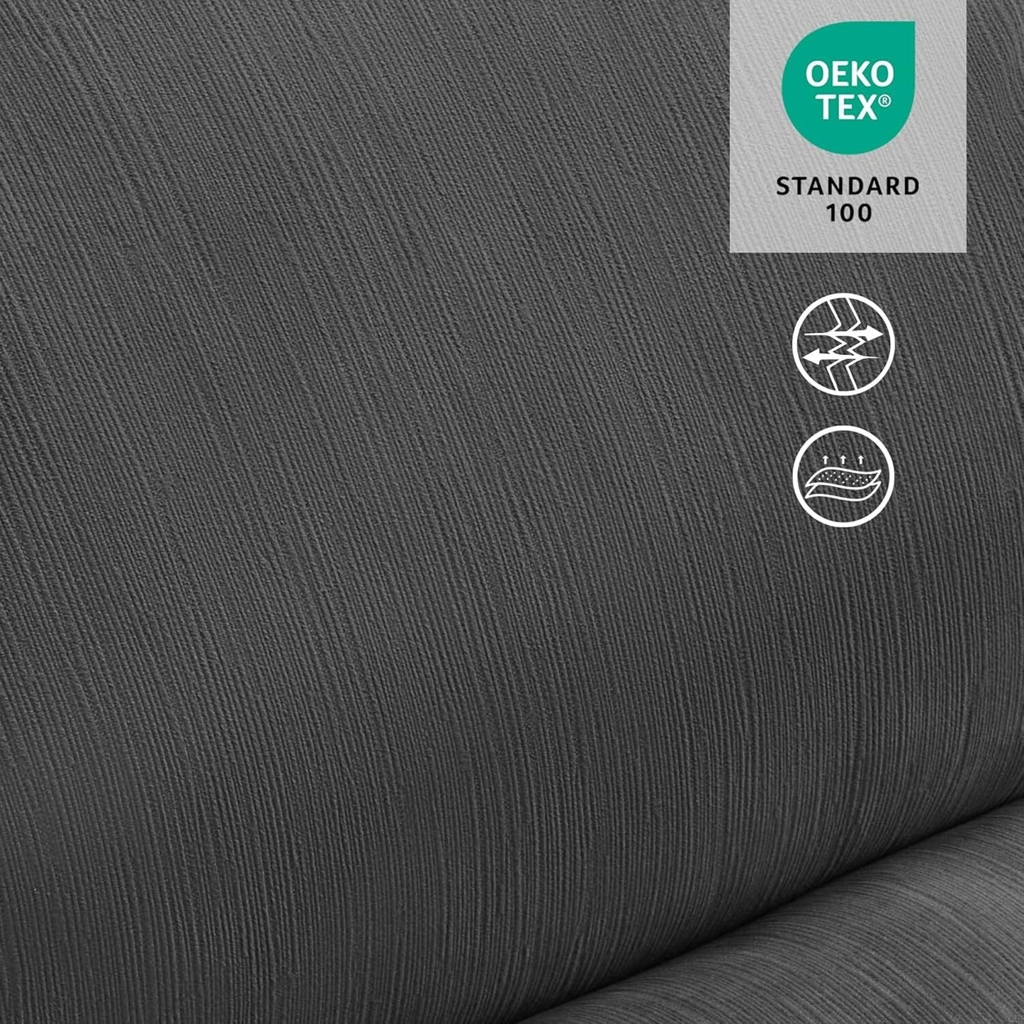 Fauteuil inclinable électrique à double moteur sans accoudoirs MCombo, modèle PR607, avec fonction basculante, idéal pour le salon, en tissu.