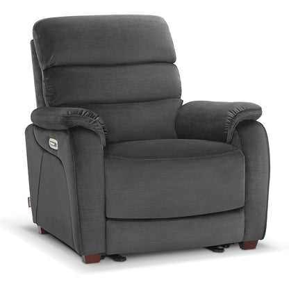 MCombo Zero Fauteuil inclinable électrique à dossier basculant avec appuie-tête réglable, parfait pour les petits espaces et les véhicules de loisirs, tissu ST257
