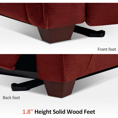 MCombo Zero Fauteuil inclinable électrique à dossier basculant avec appuie-tête réglable, parfait pour les petits espaces et les véhicules de loisirs, tissu ST257