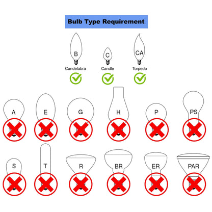 MERIVILLE Linen Clip On Chandelier Lamp Shades, 4-inch by 5-inch by 5-inch