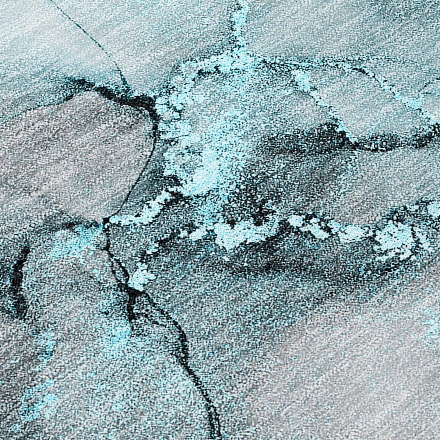 Machine Washable Indoor/ Outdoor Abstract Chantille Rug