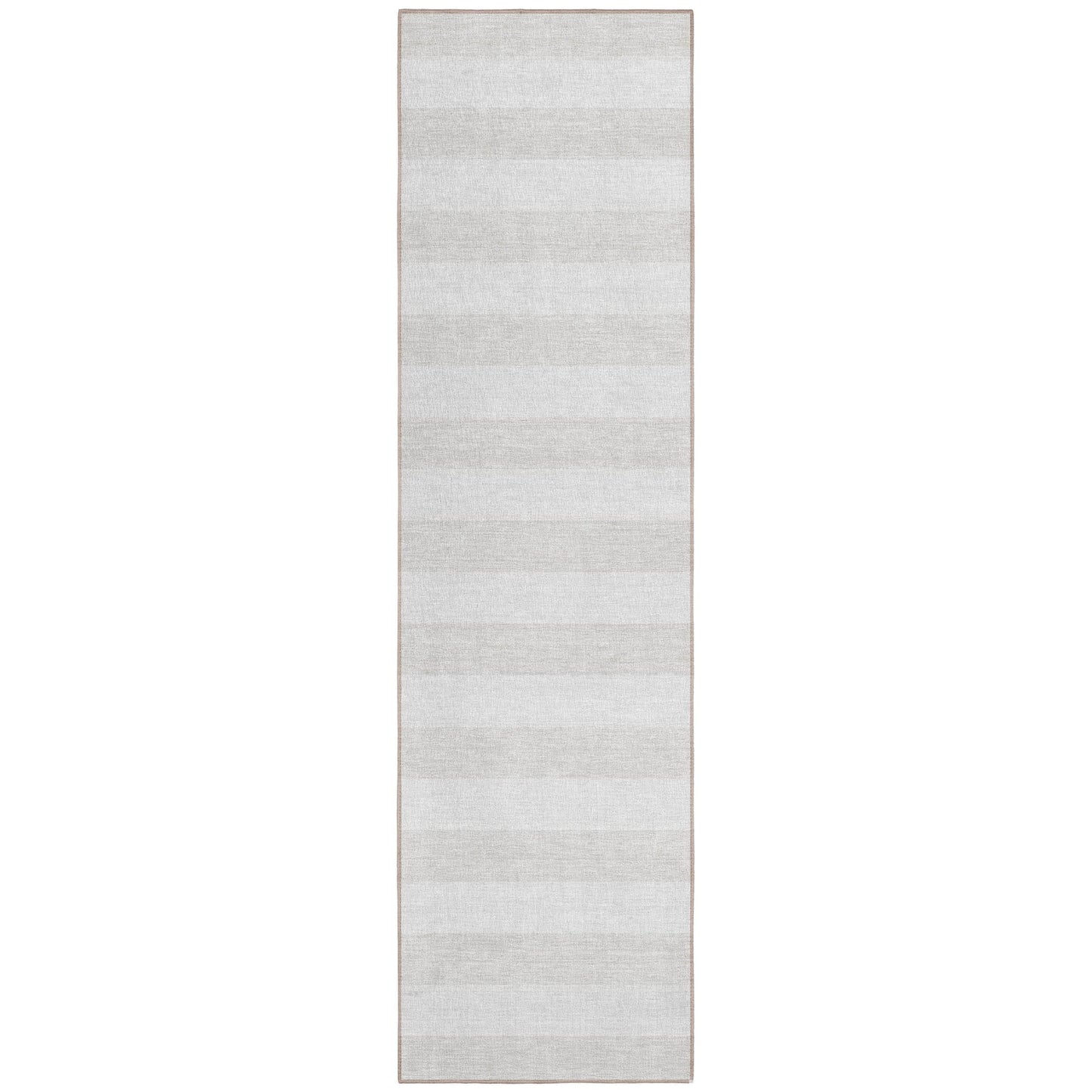 Machine Washable Indoor/ Outdoor Cabana Stripe Chantille Rug