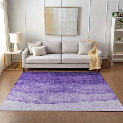 Machine Washable Indoor/ Outdoor Chantille Contemporary Ombre Rug