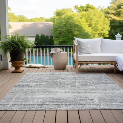 Machine Washable Indoor/ Outdoor Chantille Ombre Solid Rug