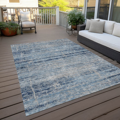 Machine Washable Indoor/ Outdoor Chantille Ombre Solid Rug