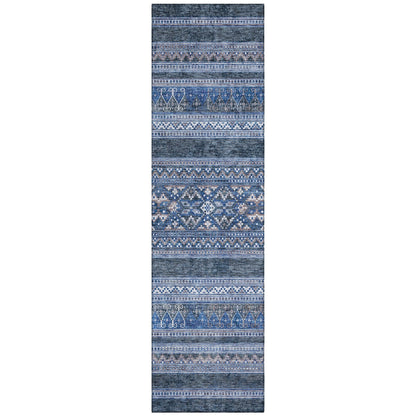 Machine Washable Indoor/ Outdoor Chantille Tribal Boho Rug