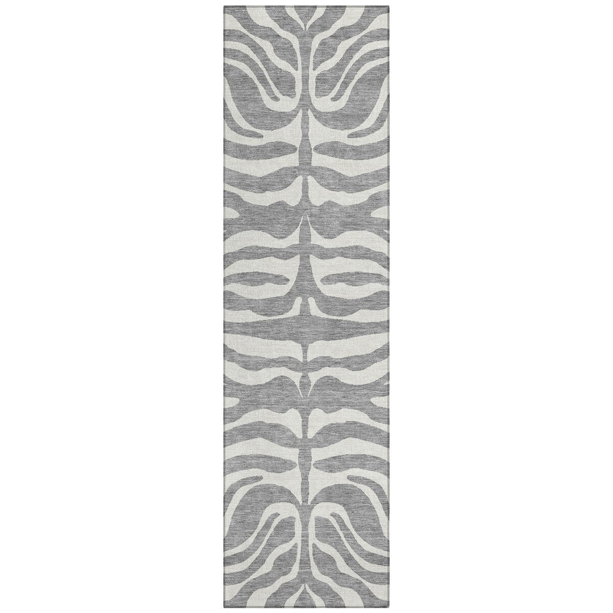 Machine Washable Indoor/ Outdoor Modern Animal Print Chantille Rug