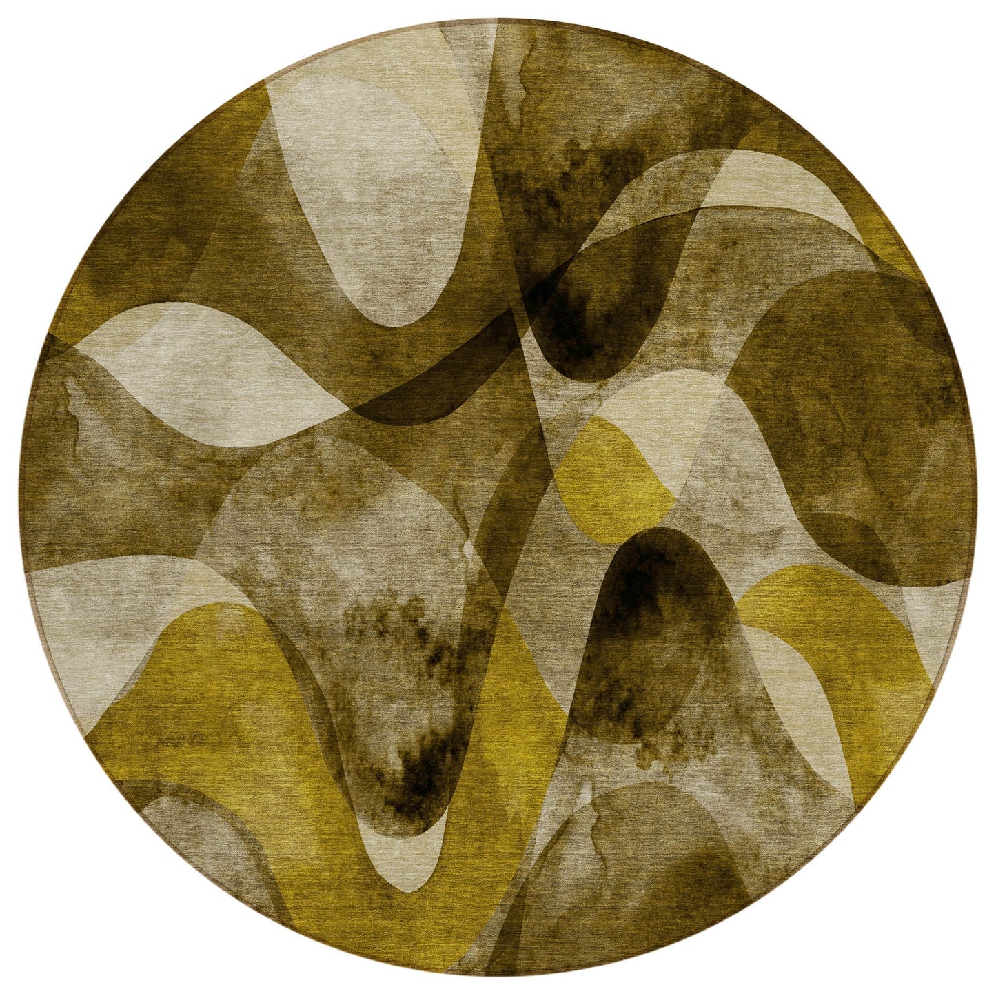 Machine Washable Indoor/ Outdoor Modern Chantille Rug