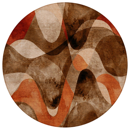 Machine Washable Indoor/ Outdoor Modern Chantille Rug