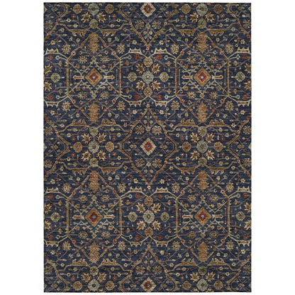 Machine Washable Indoor/ Outdoor Traditional Persian Chantille Rug