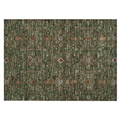 Machine Washable Indoor/ Outdoor Traditional Persian Chantille Rug