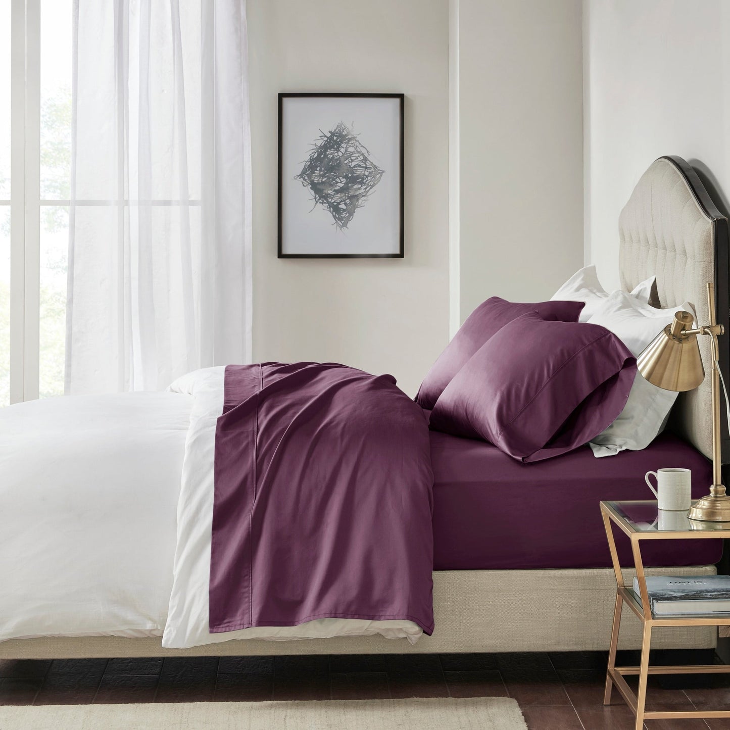 Madison Park 600 Thread Count Pima Cotton Sheet Set