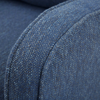 Fauteuil pivotant à accoudoirs incurvés et rembourré Madison Park Betty