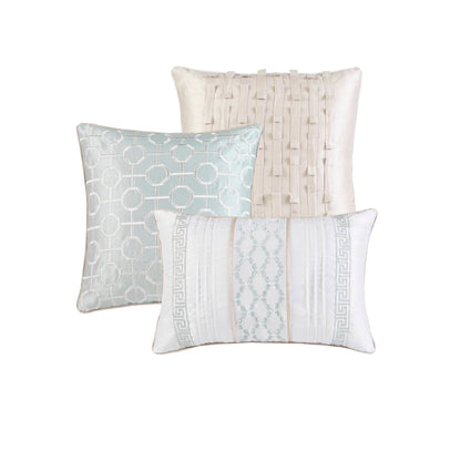 Ensemble de couette Christian à motifs géométriques en jacquard de Madison Park, 7 pièces