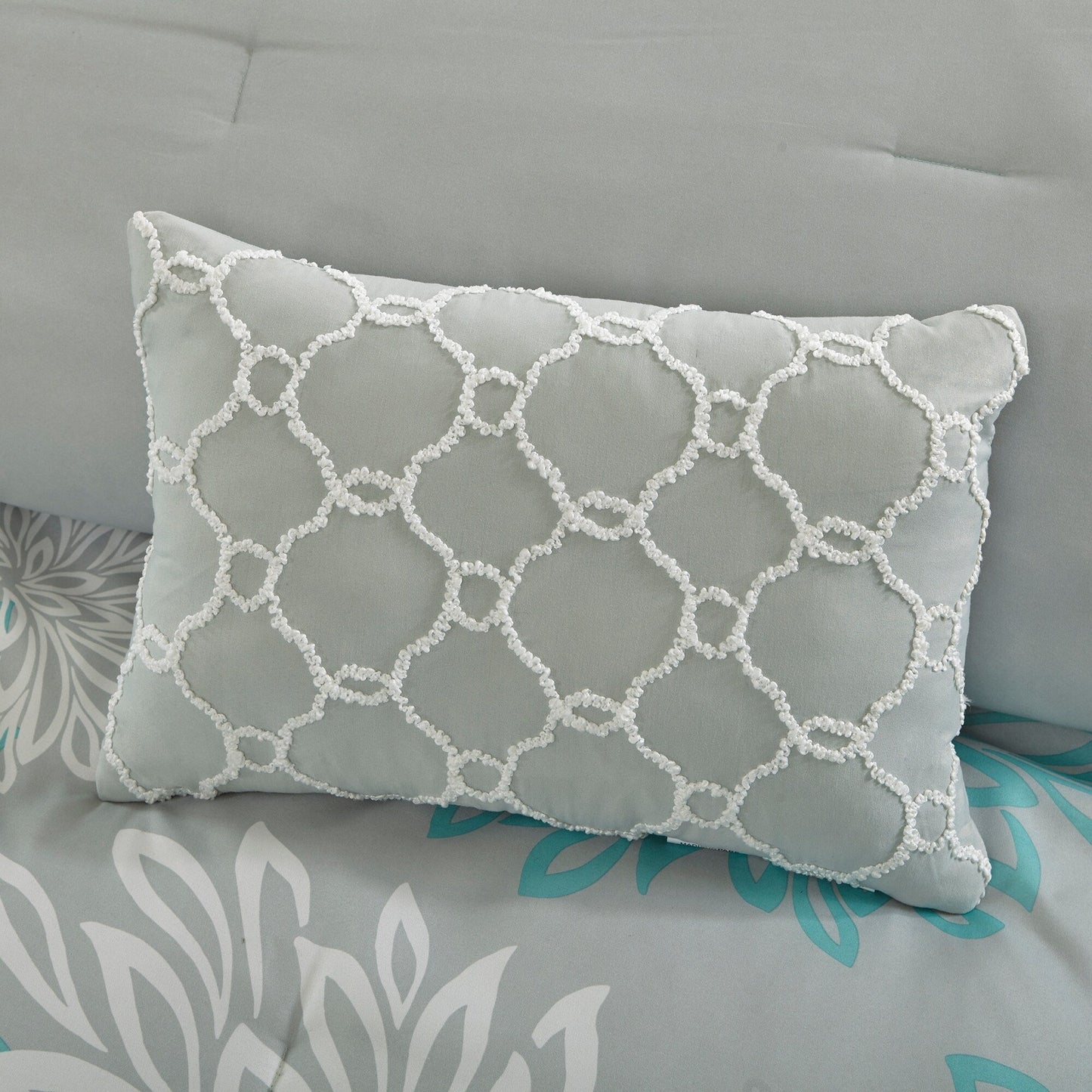 Madison Park Essentials Caldwell Complete Comforter Set with Cotton Bed Sheets