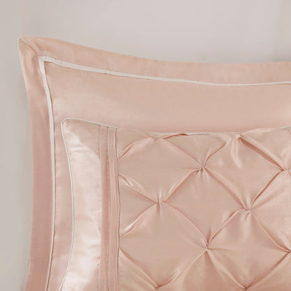 Madison Park Essentials Loretta, ensemble de 24 pièces pour chambre à coucher avec panneaux de fenêtre et ensemble de draps