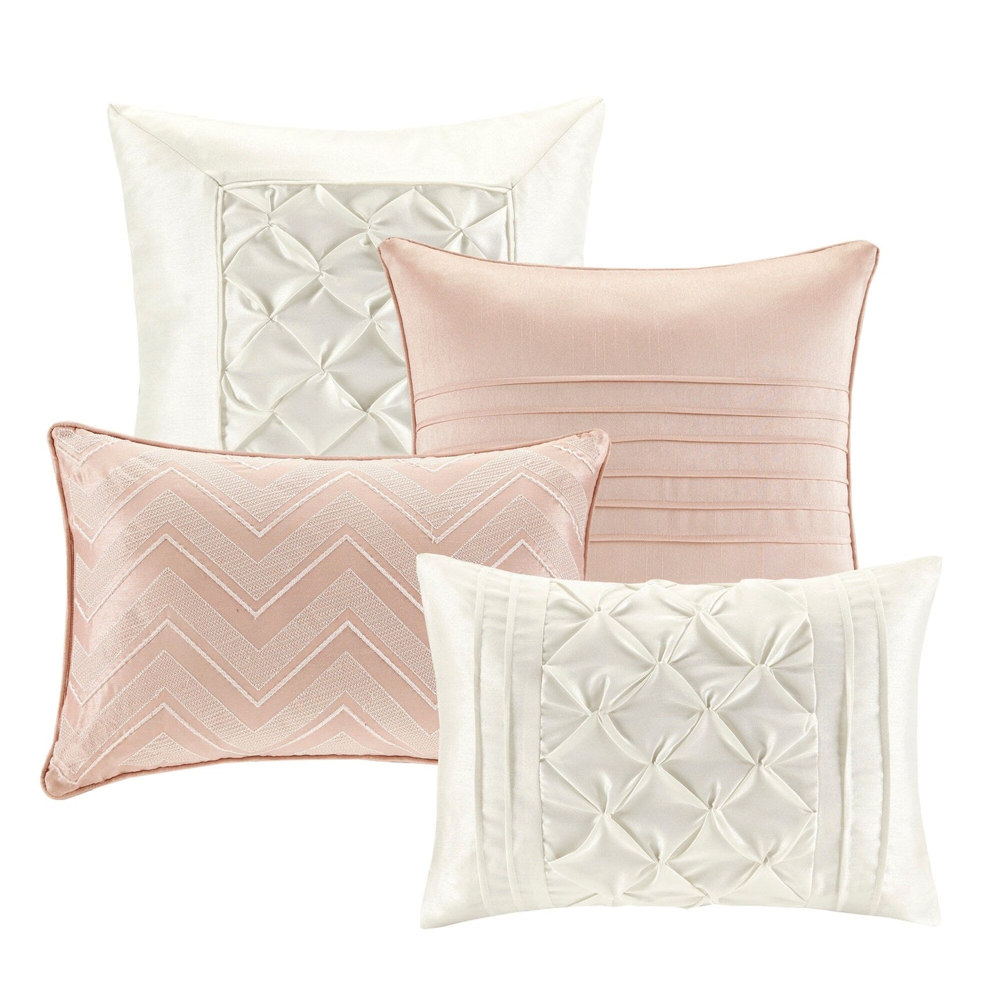 Madison Park Essentials Loretta, ensemble de 24 pièces pour chambre à coucher avec panneaux de fenêtre et ensemble de draps