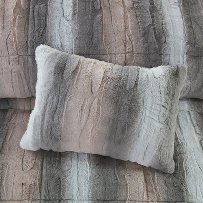 Madison Park Marselle Faux Fur Comforter Set