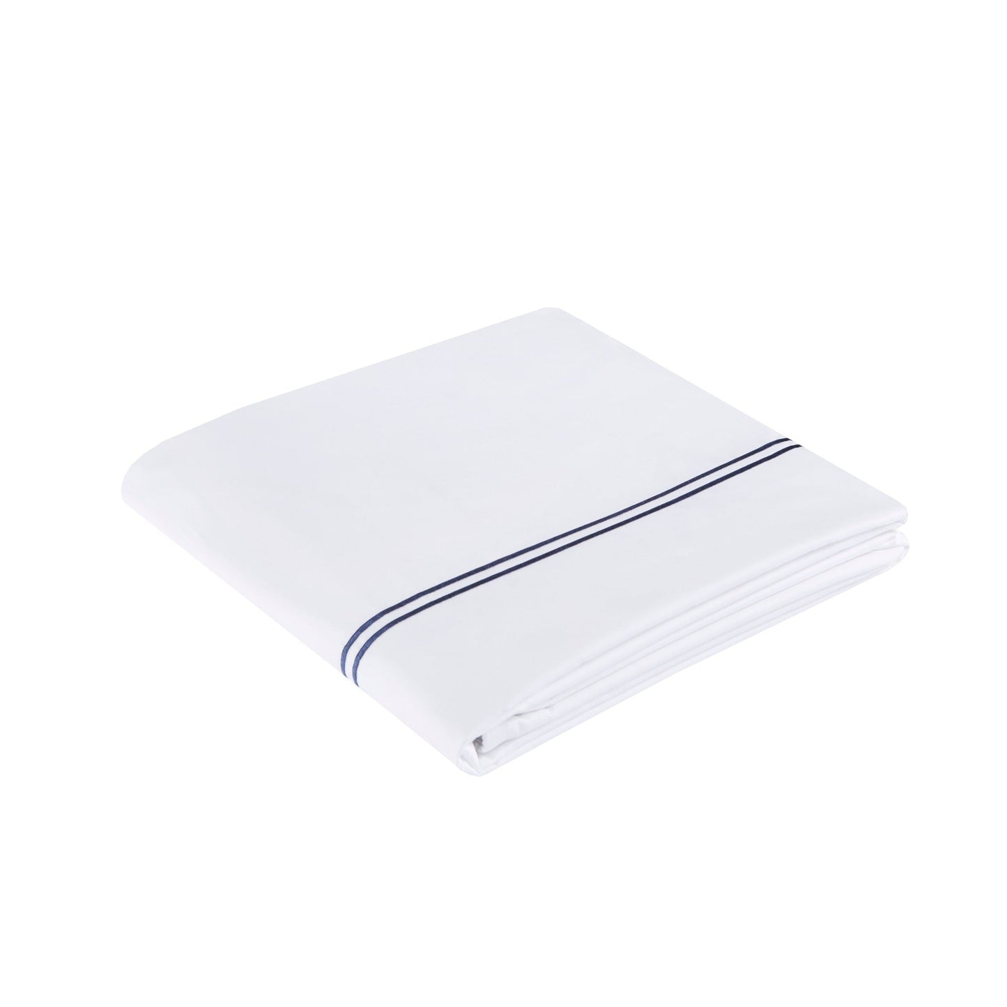 Ensemble de housse de couette brodée en satin de coton 100 % de la collection de luxe Madison Park Signature à 500 fils au pouce carré.