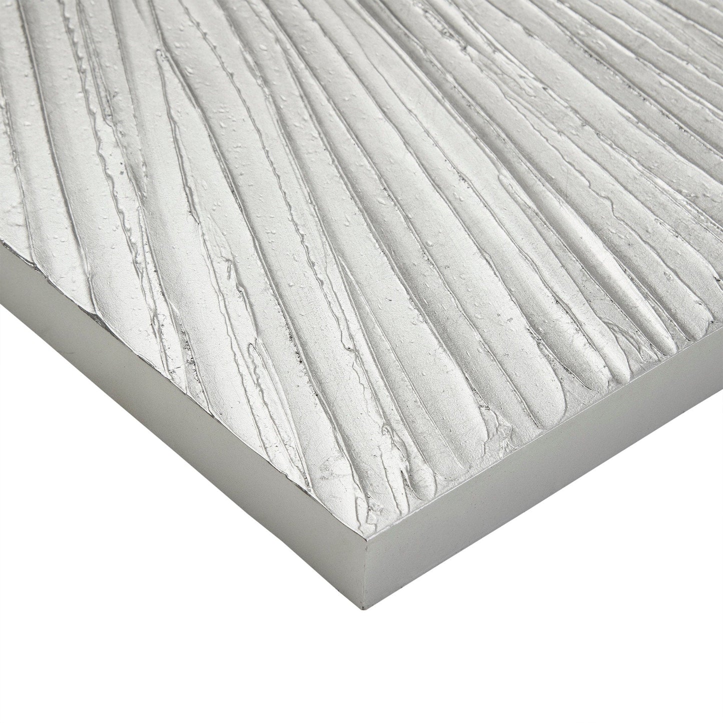 Ensemble de 3 tableaux muraux en résine multidimensionnelle, style triptyque, à motif de soleil rayonnant, peint à la main, de la marque Madison Park Signature.