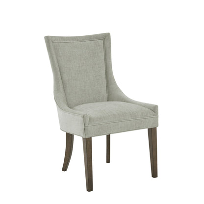 Madison Park Signature Ultra Fauteuils de salle à manger capitonnés avec pieds en bois (lot de 2) - N/A
