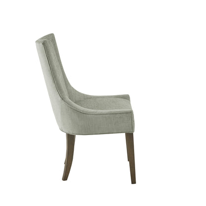 Madison Park Signature Ultra Fauteuils de salle à manger capitonnés avec pieds en bois (lot de 2) - N/A