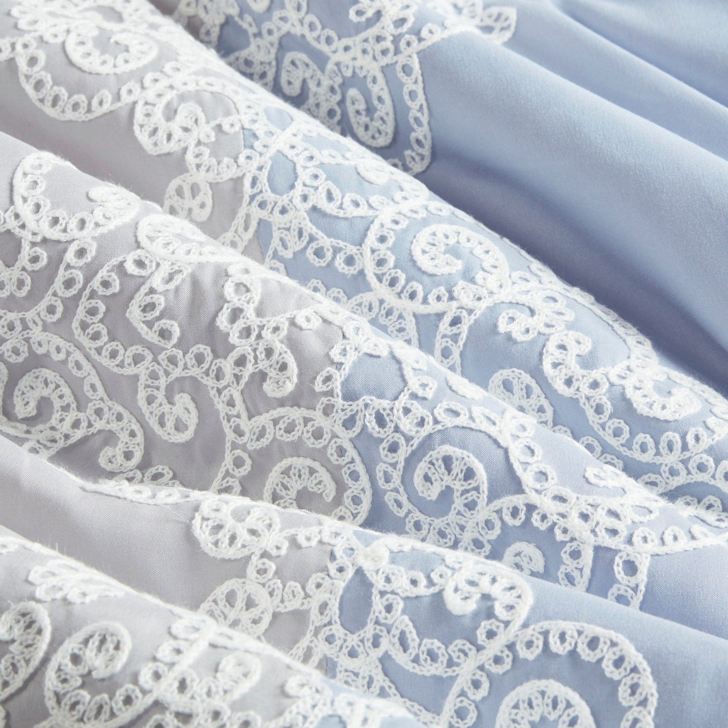 Madison Park Vera 8 Piece Embroidered Microfiber Comforter Set