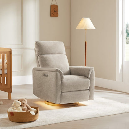 Fauteuil pivotant inclinable pour chambre d'enfant Maire Power avec veilleuse