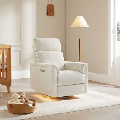 Fauteuil pivotant inclinable pour chambre d'enfant Maire Power avec veilleuse