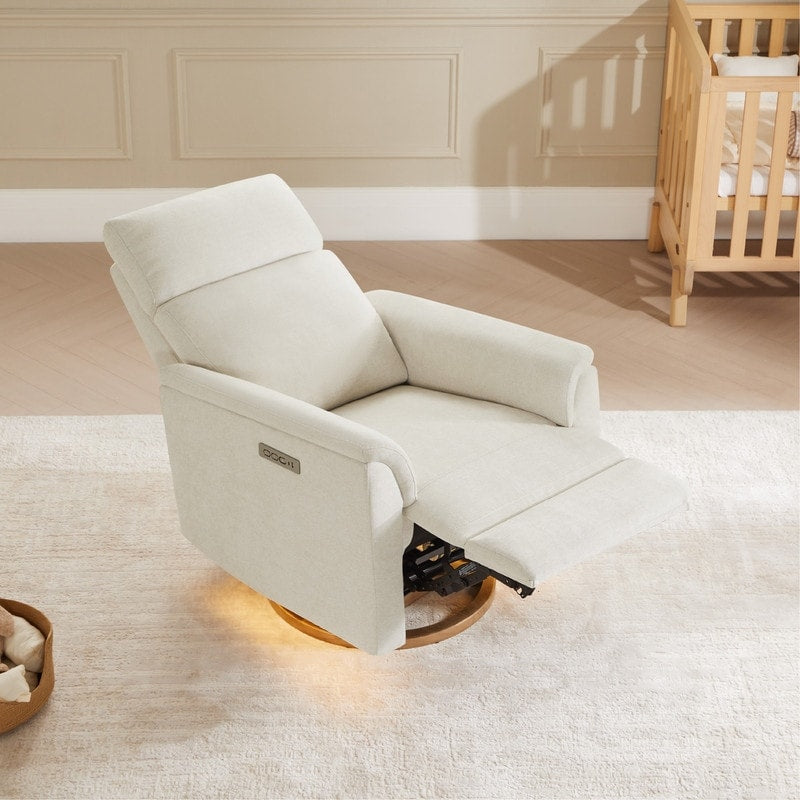 Fauteuil pivotant inclinable pour chambre d'enfant Maire Power avec veilleuse