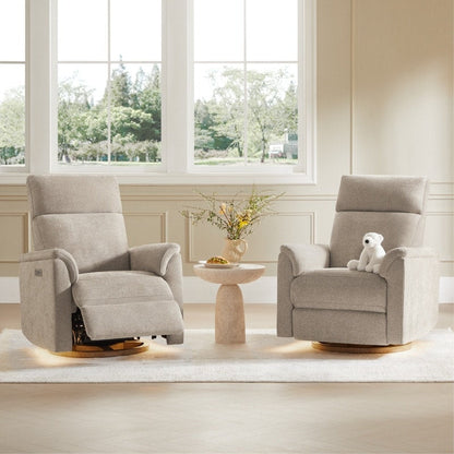 Fauteuil pivotant inclinable pour chambre d'enfant Maire Power avec veilleuse