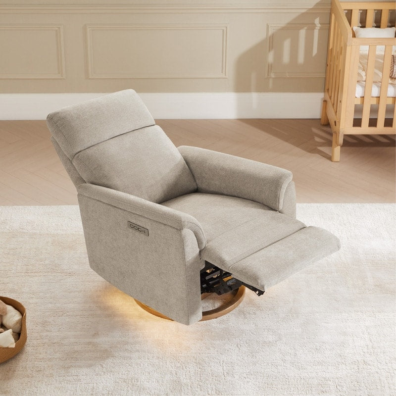 Fauteuil pivotant inclinable pour chambre d'enfant Maire Power avec veilleuse