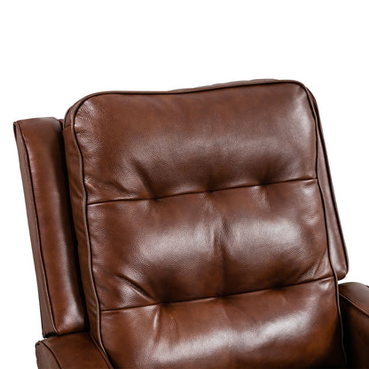 Fauteuil inclinable à bascule, fauteuil en tissu à bascule avec décorations à rivets, fauteuil d'appoint pour salon.