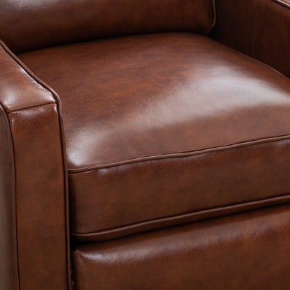 Fauteuil inclinable à bascule, fauteuil en tissu à bascule avec décorations à rivets, fauteuil d'appoint pour salon.