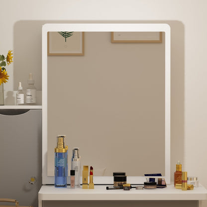 Ensemble de coiffeuse avec miroir et tabouret