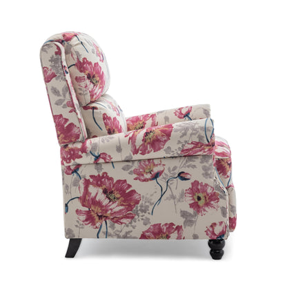 Fauteuils inclinables à commande manuelle avec garniture à clous décoratifs